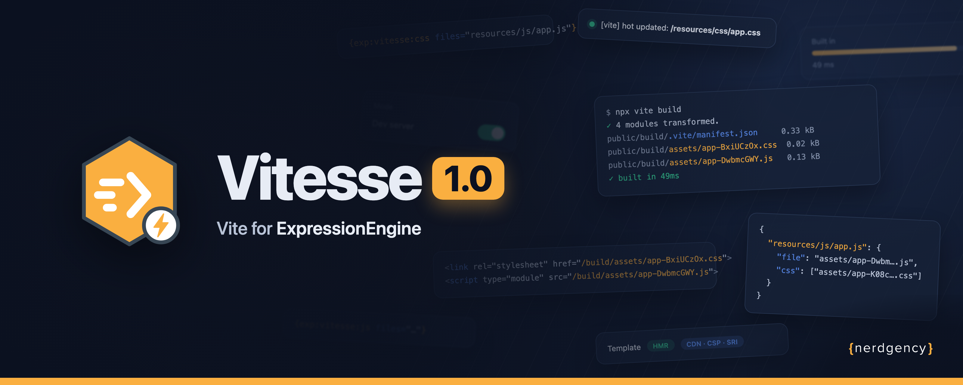 Vitesse 1.0: Vite for ExpressionEngine